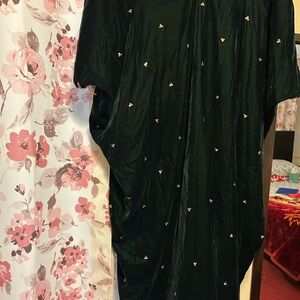 Elegant Black Embellished Dress